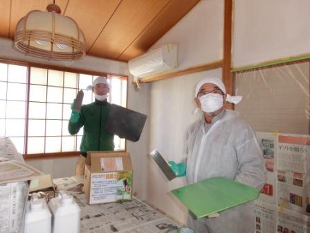 施工画像9_左官前