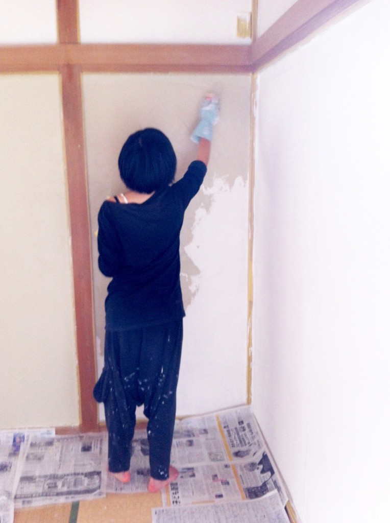 珪藻土＿塗り２