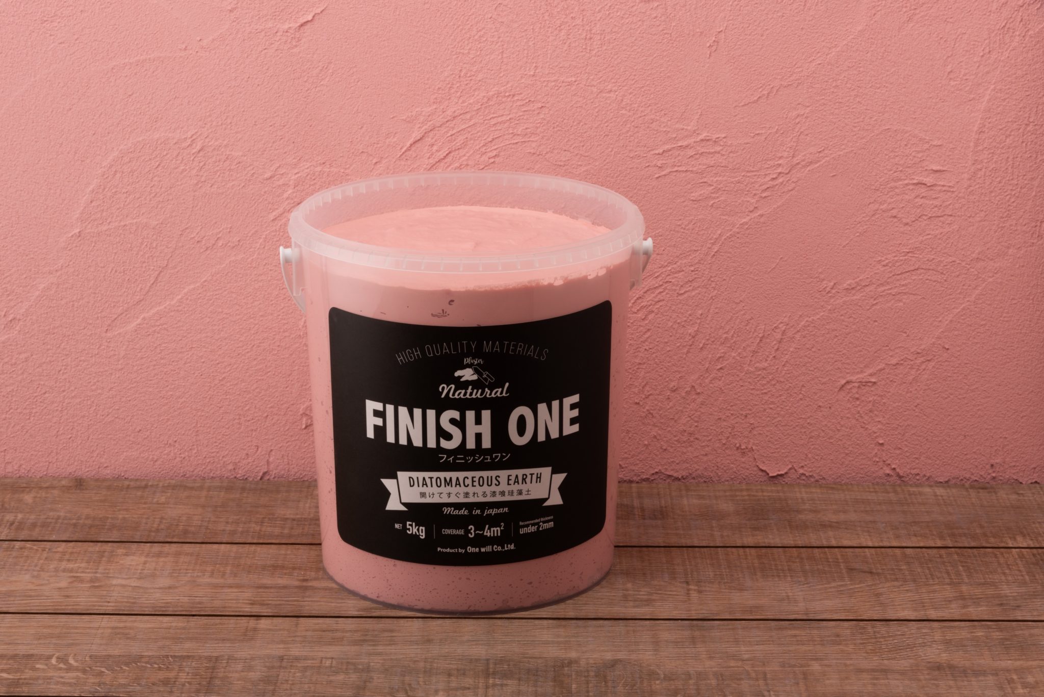 世界の ワンウィル EASY COLOR 珪藻土 18kg ピンク
